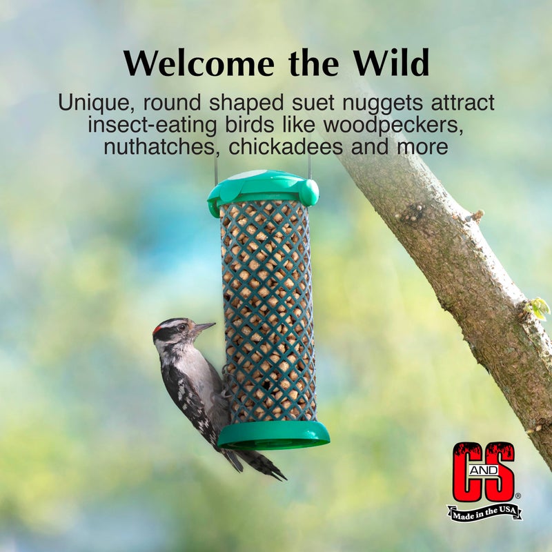 CS C&S Wild Bird Woodpecker Suet Nuggets Mega Box, 8 Pounds - Image 3